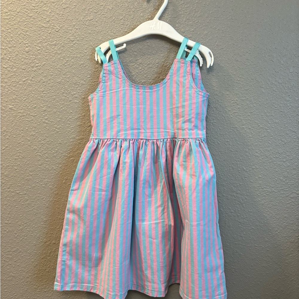 Egg New York Striped Pink and Blue Dress Size 5